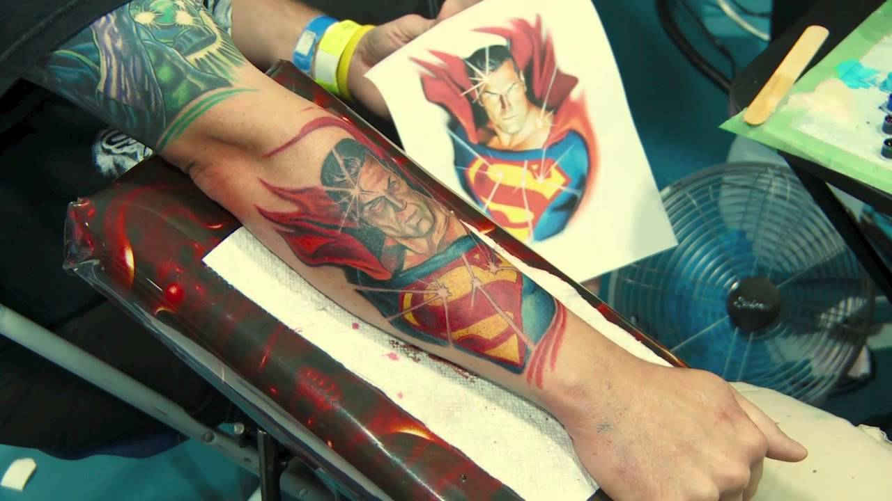 Superman Tattoo On Arm * Arm Tattoo Sites.