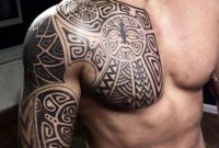 101 Best Chest Tattoos For Men for measurements 736 X 1139