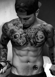 101 Best Chest Tattoos For Men intended for size 767 X 1069