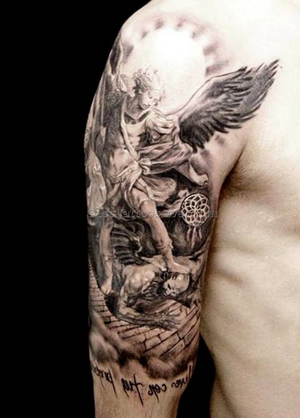 105 Remarkable Guardian Angel Tattoo Ideas Designs With Meanings within size 1024 X 1426