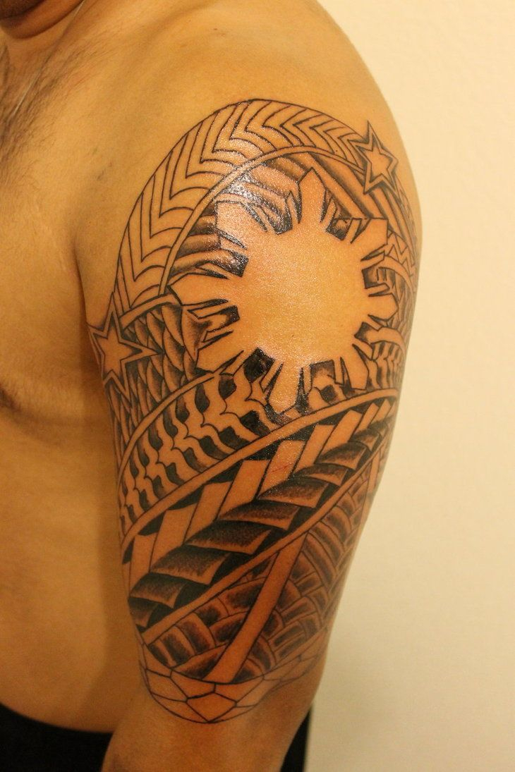 Filipino Tribal Tattoo Armband Arm Tattoo Sites