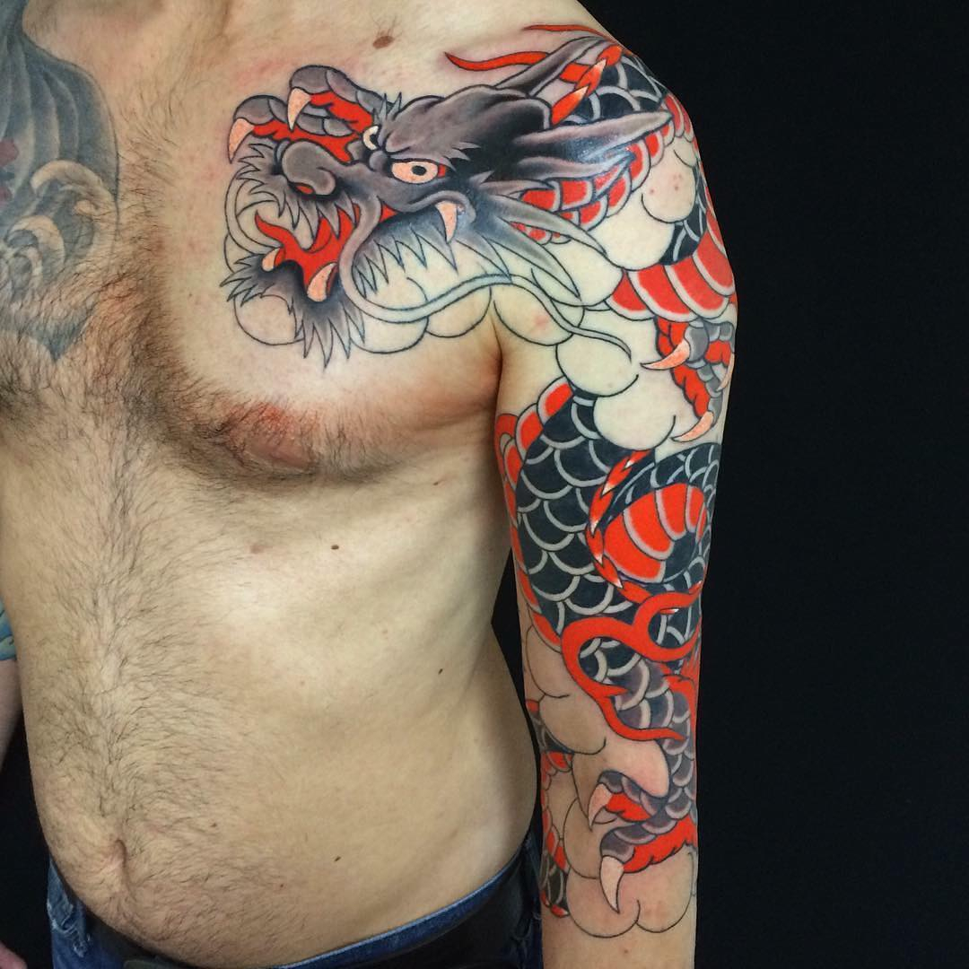 Dragon Tattoo In Arms Arm Tattoo Sites