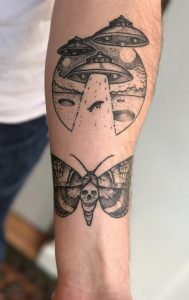 19 Alien Tattoos Ideas That Are Out Of This World Alien Tattoo intended for sizing 852 X 1349
