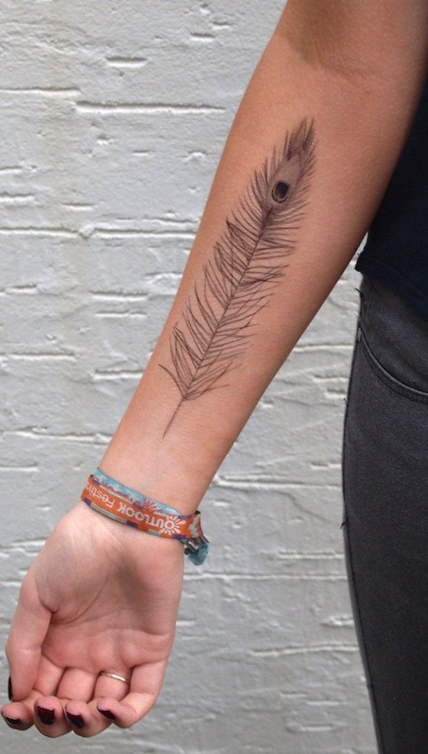20 Feather Tattoo Ideas For Women Feather Tattoo Ideas For Women with size 852 X 1500