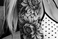 20 Of The Most Boujee Sunflower Tattoo Ideas Sunflower Tattoo intended for proportions 1206 X 1500