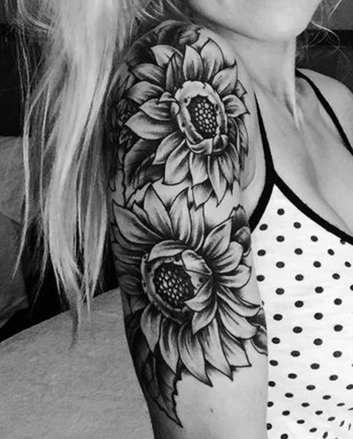 20 Of The Most Boujee Sunflower Tattoo Ideas Sunflower Tattoo regarding size 1206 X 1500