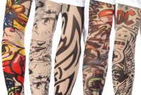 20 Pcs Set Fake Temporary Tattoo Sleeves Art Arm Sunscreen Most with regard to proportions 1200 X 1200