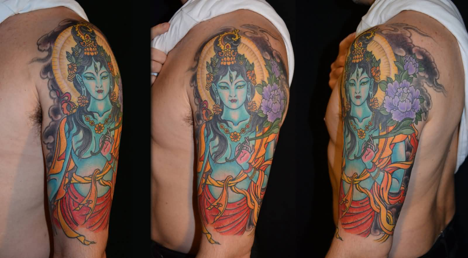 20 Spiritual Tattoos On Half Sleeve for sizing 1600 X 883