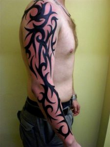 21 Awesome Tribal Sleeve Tattoos Designs Images And Pictures for dimensions 768 X 1024