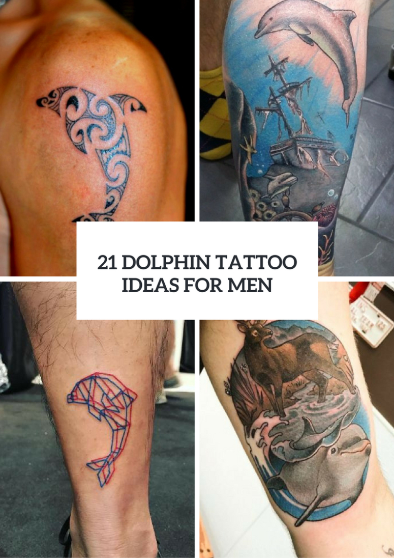 21 Fabulous Dolphin Tattoo Ideas For Men Styleoholic within proportions 775 X 1096