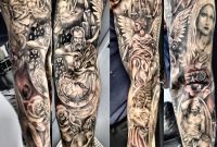21 Full Sleeve Religious Tattoos intended for measurements 1600 X 1714