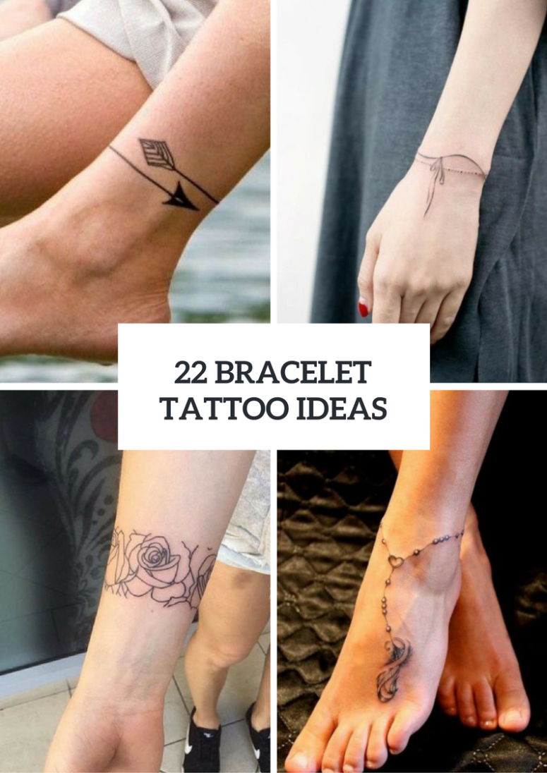 22 Bracelet Tattoo Ideas For Women Styleoholic in dimensions 775 X 1096