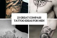 23 Great Compass Tattoo Ideas For Men Styleoholic inside dimensions 735 X 1102