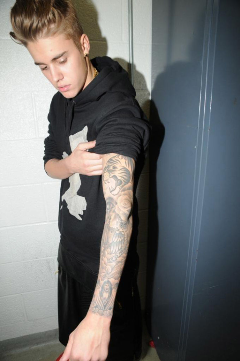 24 Of Justin Biebers Tattoos Explained In Slightly Creepy Detail within size 768 X 1156