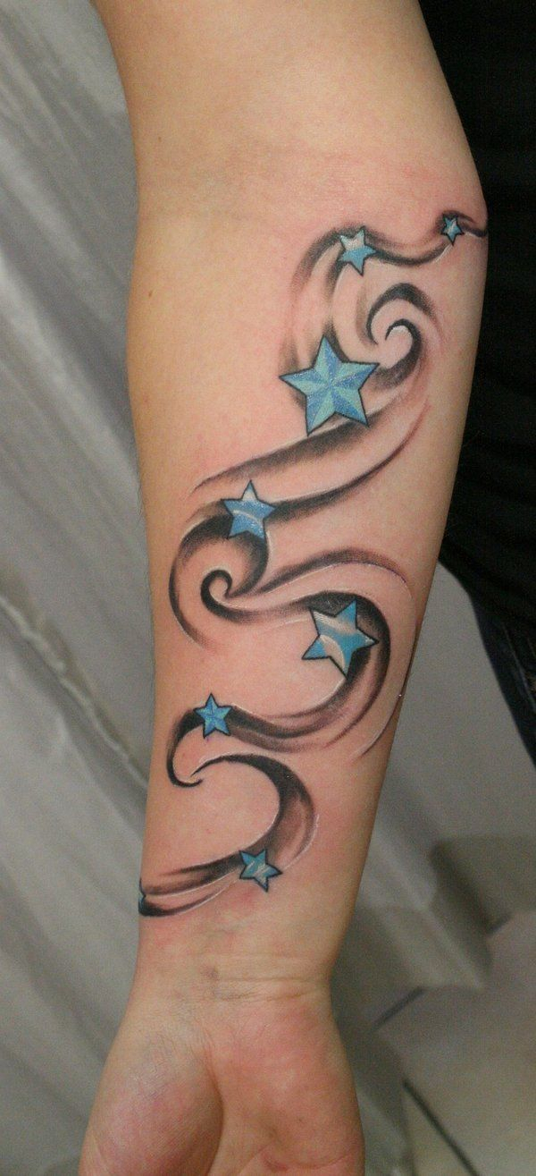 25 Amazing Star Tattoos For Men And Women Tattoo Collections regarding proportions 600 X 1315