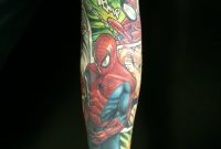 25 Spiderman Sleeve Tattoos intended for size 900 X 1200