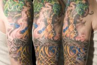25 Tree Of Life Tattoos On Sleeve throughout sizing 1024 X 992