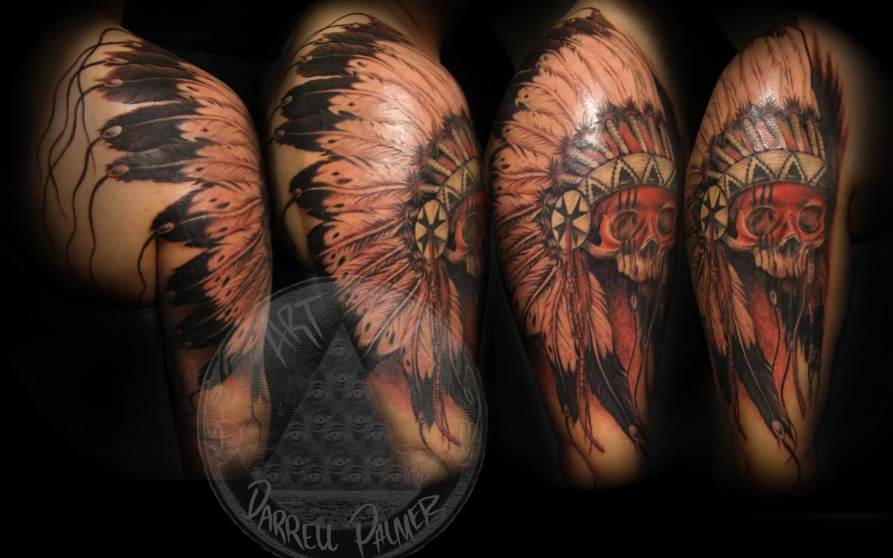 26 Indian Chief Sleeve Tattoos with regard to size 1279 X 800