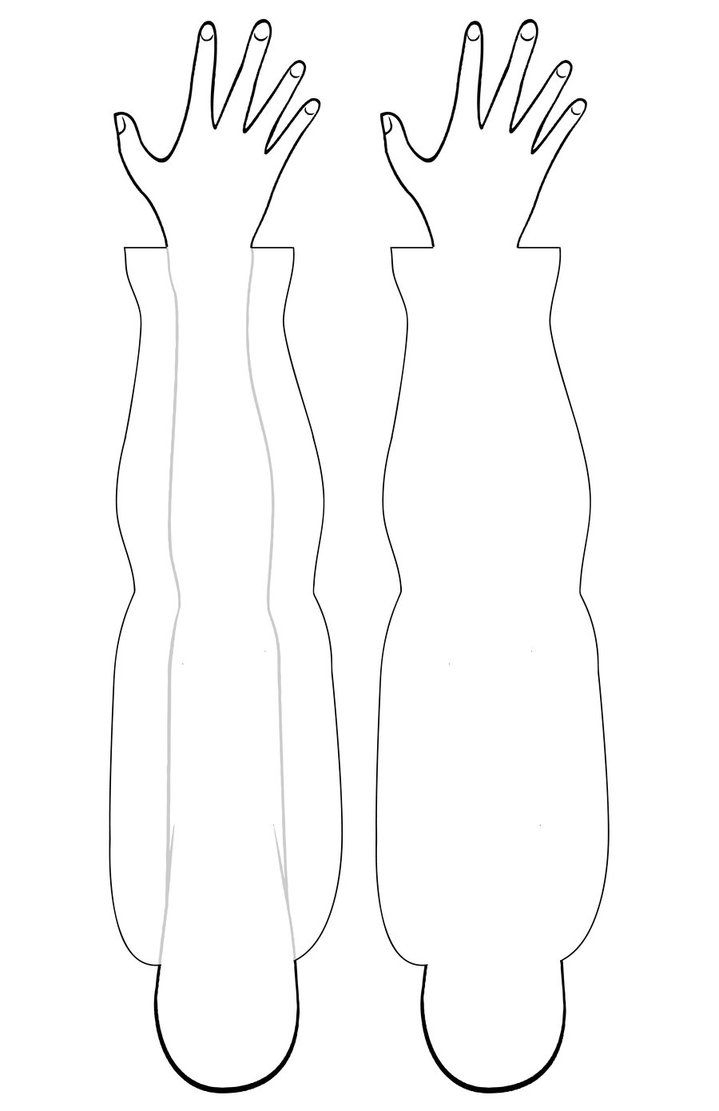 28 Collection Of Arm Drawing Template High Quality Free Cliparts throughout dimensions 719 X 1111