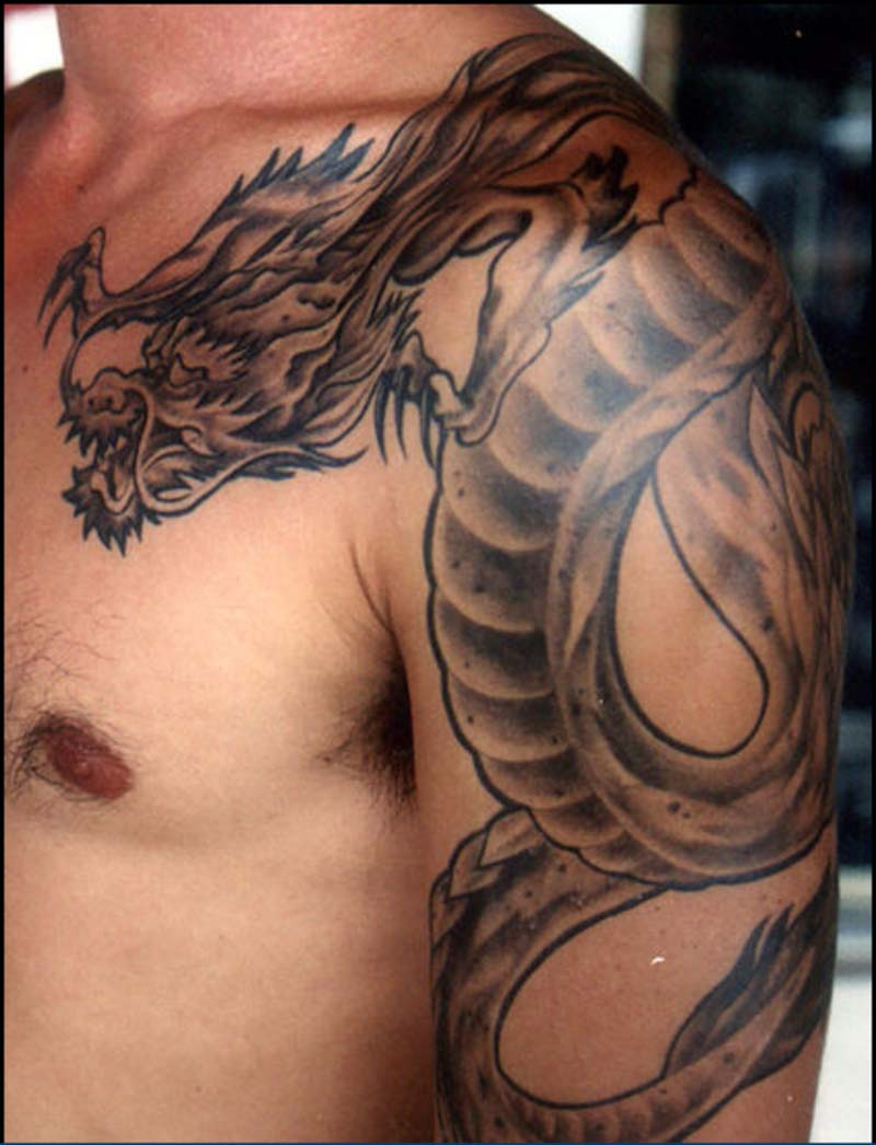 28 Dragon Wrap Around Tattoos Design And Ideas in dimensions 800 X 1046