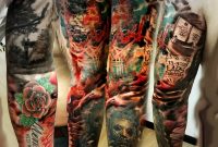 30 Great Full Sleeve Tattoos Maksims Zotovs throughout size 960 X 960