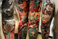 30 Great Full Sleeve Tattoos Maksims Zotovs Topsyone Dark with regard to proportions 960 X 960