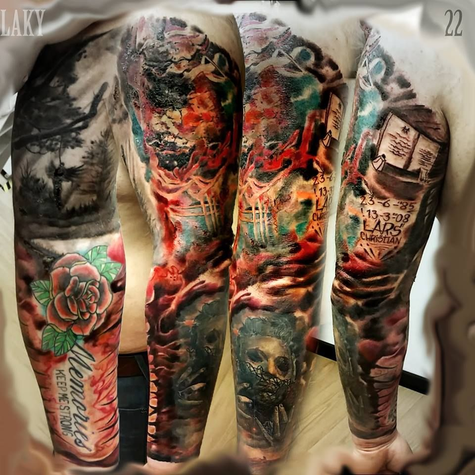 Arm tattoo one sleeve Simple Ways
