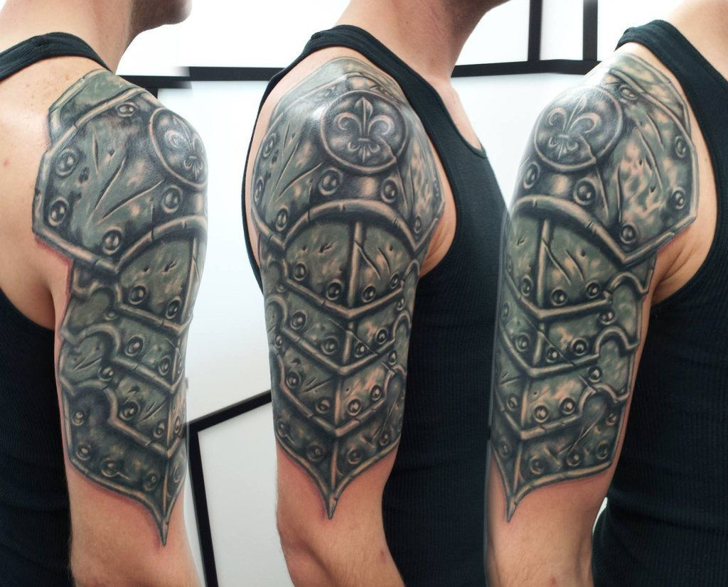 30 Medieval Armor Tattoos Ideas with regard to sizing 1024 X 826