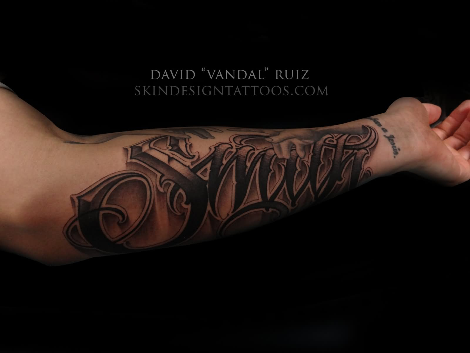 31 Name Tattoos On Forearm intended for sizing 1600 X 1200