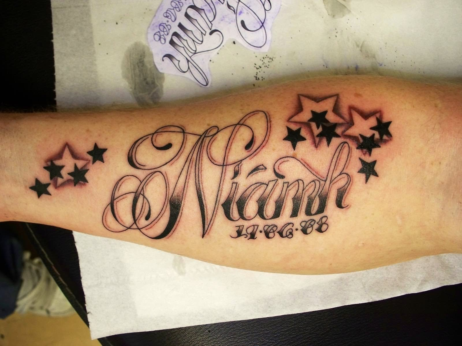 31 Name Tattoos On Forearm pertaining to measurements 1600 X 1200