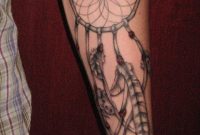 35 Awesome Dreamcatcher Tattoos And Meanings Arm Tattoos with proportions 768 X 1024