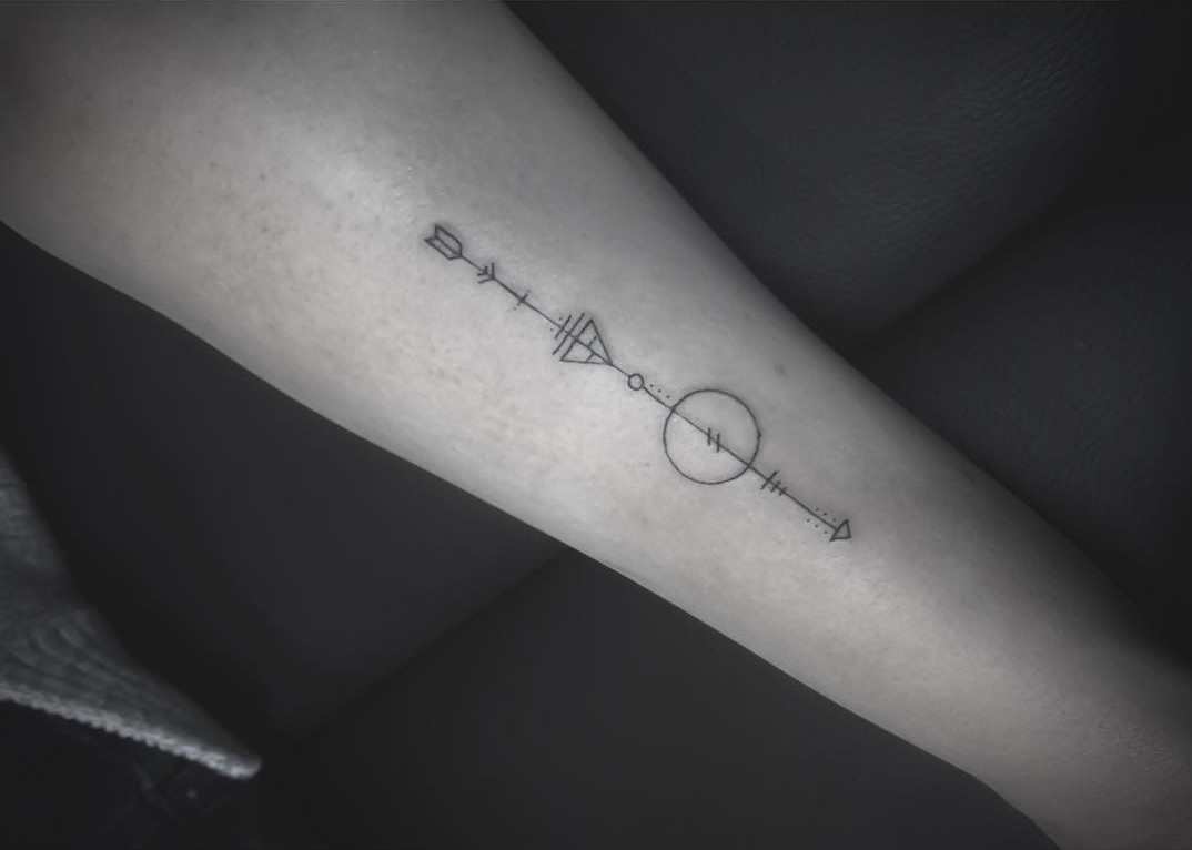 35 Coolest Geometry Tattoos Best Tattoo Ideas Gallery pertaining to measurements 1074 X 766