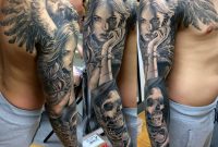 36 Black And Grey Full Sleeve Tattoos pertaining to size 960 X 851