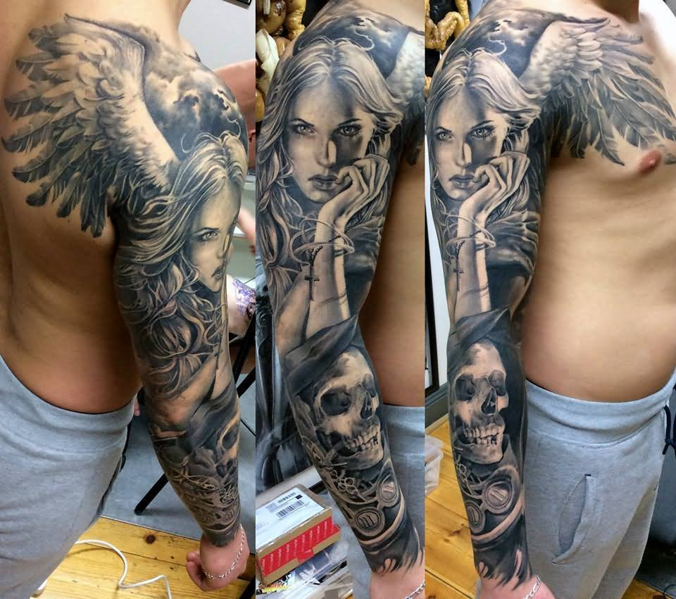 Full Sleeve Tattoo Right Arm Arm Tattoo Sites