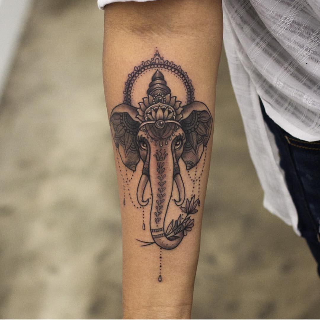 38 Traditional Elephant Tattoos intended for dimensions 1080 X 1080