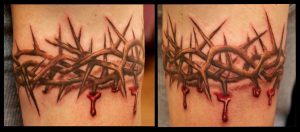 3d Crown Of Thorns Arm Band Tattoo Google Search For My Dad with regard to size 1600 X 705