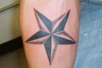 3d Nautical Star Tattoo On Leg throughout dimensions 790 X 1010