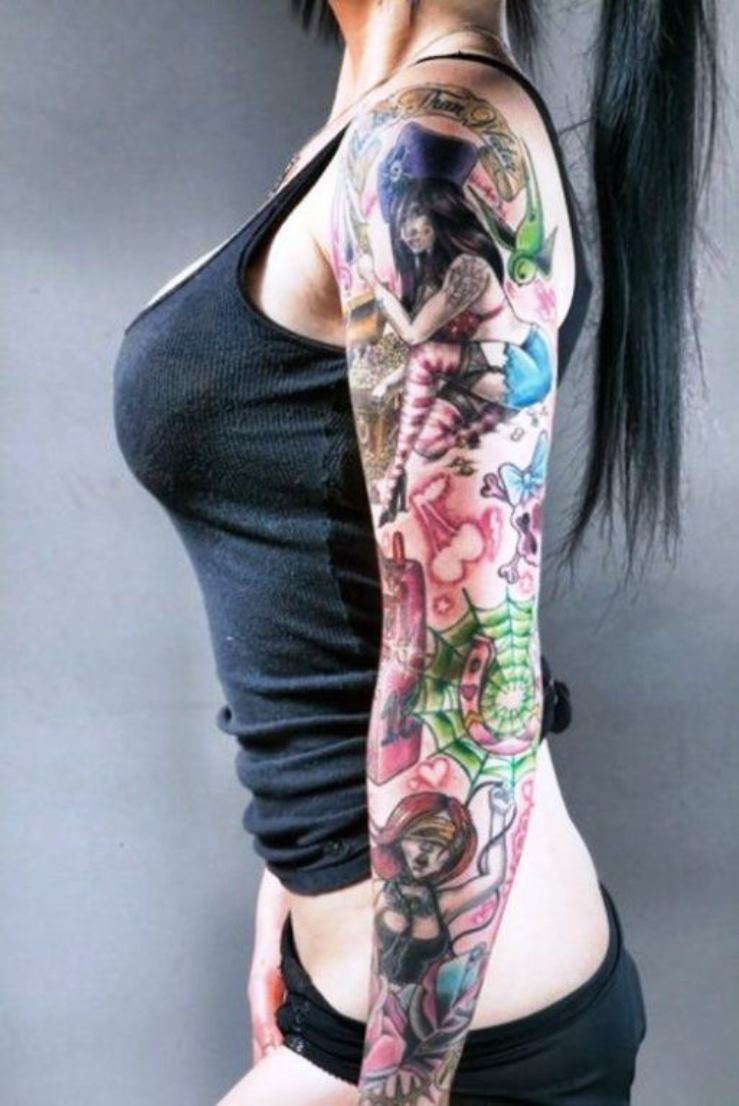 Female Tattoo Arm Sleeves Arm Tattoo Sites