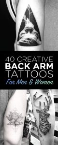 40 Creative Back Arm Tattoos For Men Women Tattooblend regarding size 595 X 1490