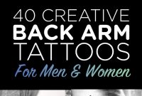 40 Creative Back Arm Tattoos For Men Women Tattooblend with regard to dimensions 595 X 1490