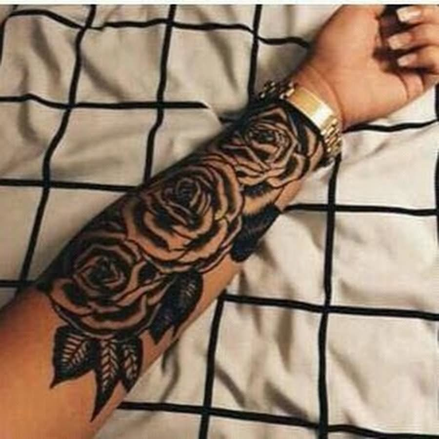 43 Beautiful Forearm Rose Tattoos throughout size 900 X 900