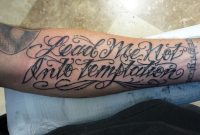 43 Forearm Word Tattoos for measurements 1600 X 1200