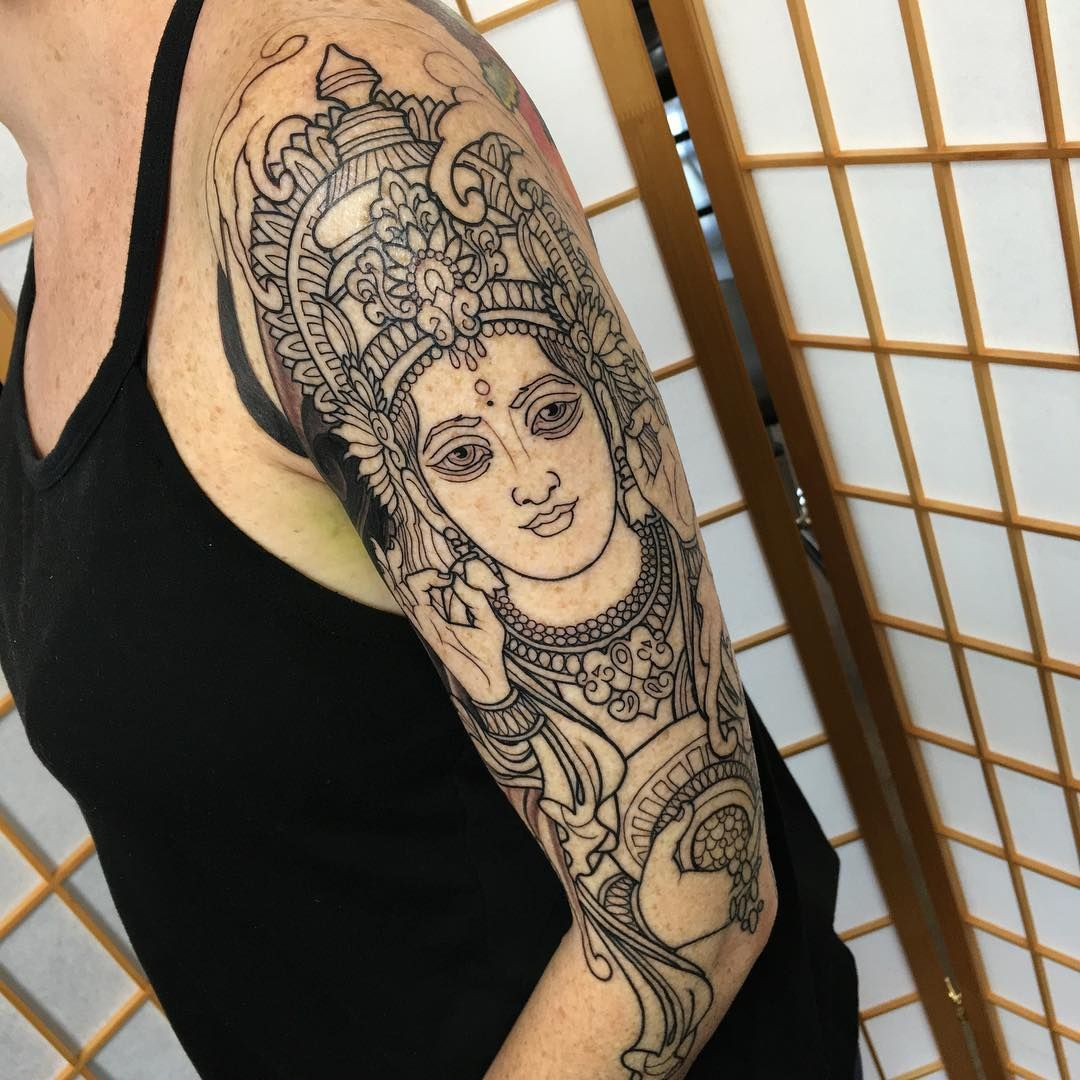 45 Sacred Hindu Tattoo Ideas Incredible Designs Packed With Color with regard to size 1080 X 1080