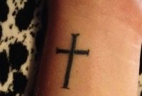 50 Cross Wrist Tattoos inside size 736 X 1308