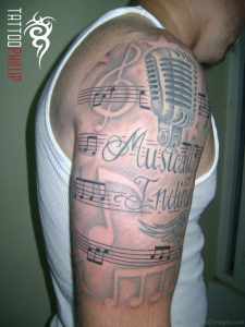 50 Outstanding Music Tattoos within proportions 768 X 1024