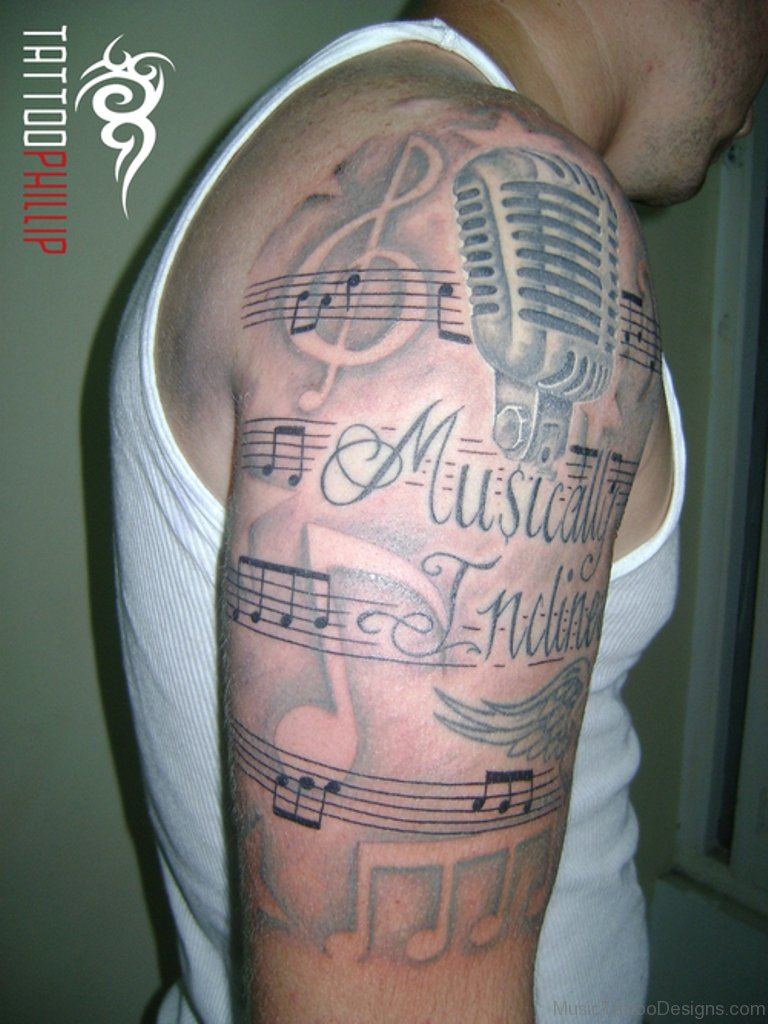 50 Outstanding Music Tattoos within proportions 768 X 1024