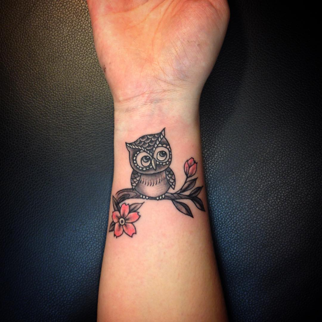 50 Small Owl Tattoos Collection in size 1080 X 1080