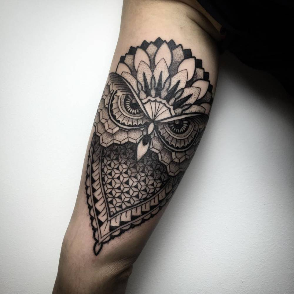 51 Owl Tattoos On Arm in dimensions 1000 X 1000