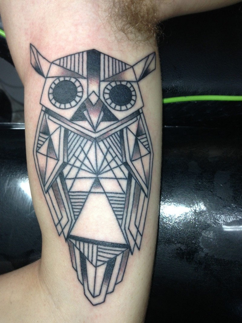51 Owl Tattoos On Arm intended for measurements 800 X 1066