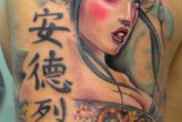52 Japanese Geisha Tattoos Ideas And Meanings with proportions 700 X 1386